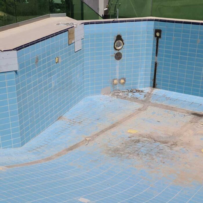 Ανακατασκευή πισίνας σε ταράτσα