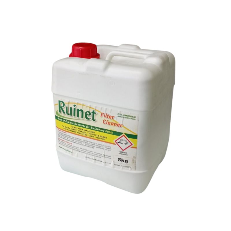 Ruinet 5lt. Ειδικό προϊόν σε υγρά μορφή για την απομάκρυνση εναποθέσεων αλάτων